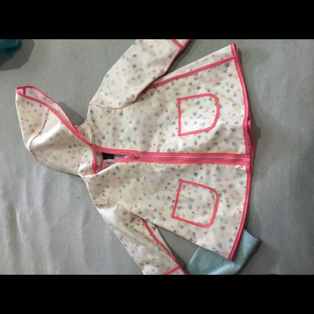 Baby girl rain jacket